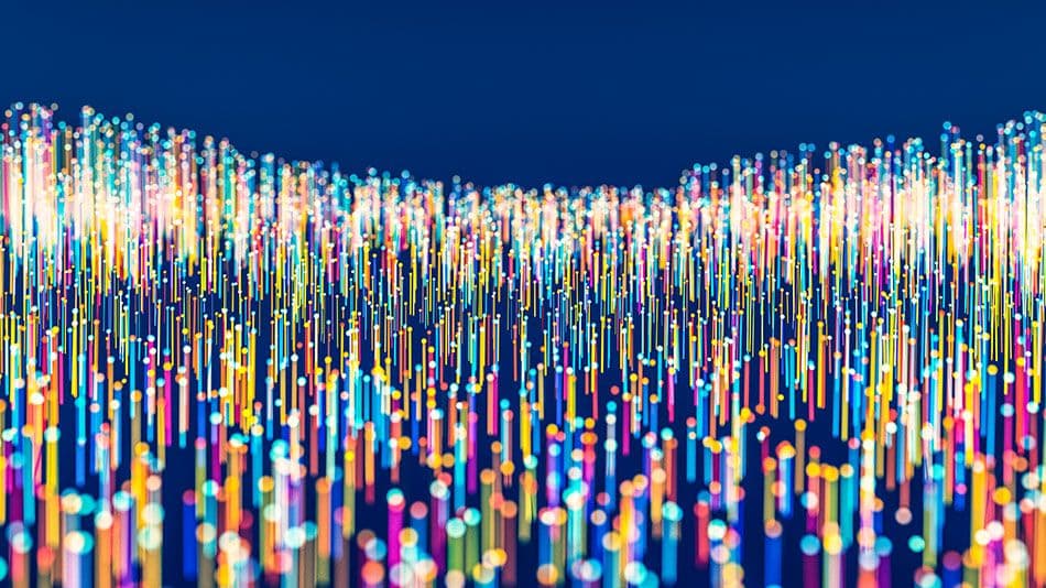 abstract points of color