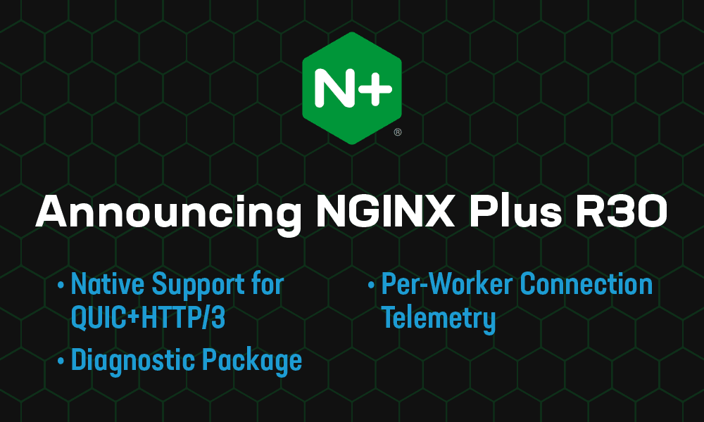 Announcing NGINX Plus R30