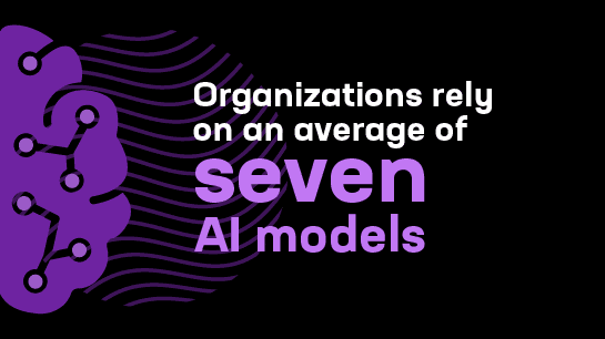 Organizations rely on an average of seven AI models